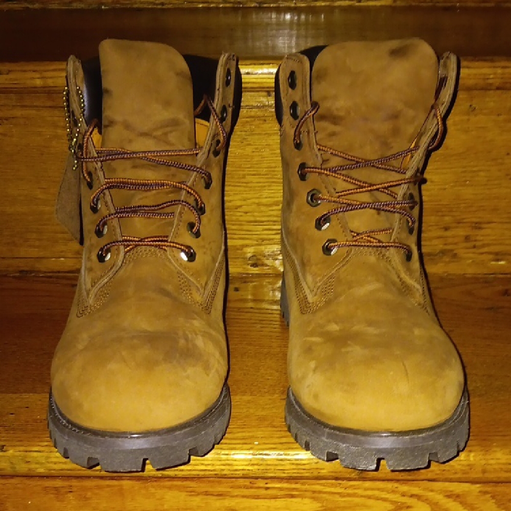 Timberland Wheat Lace-Up Work Boots